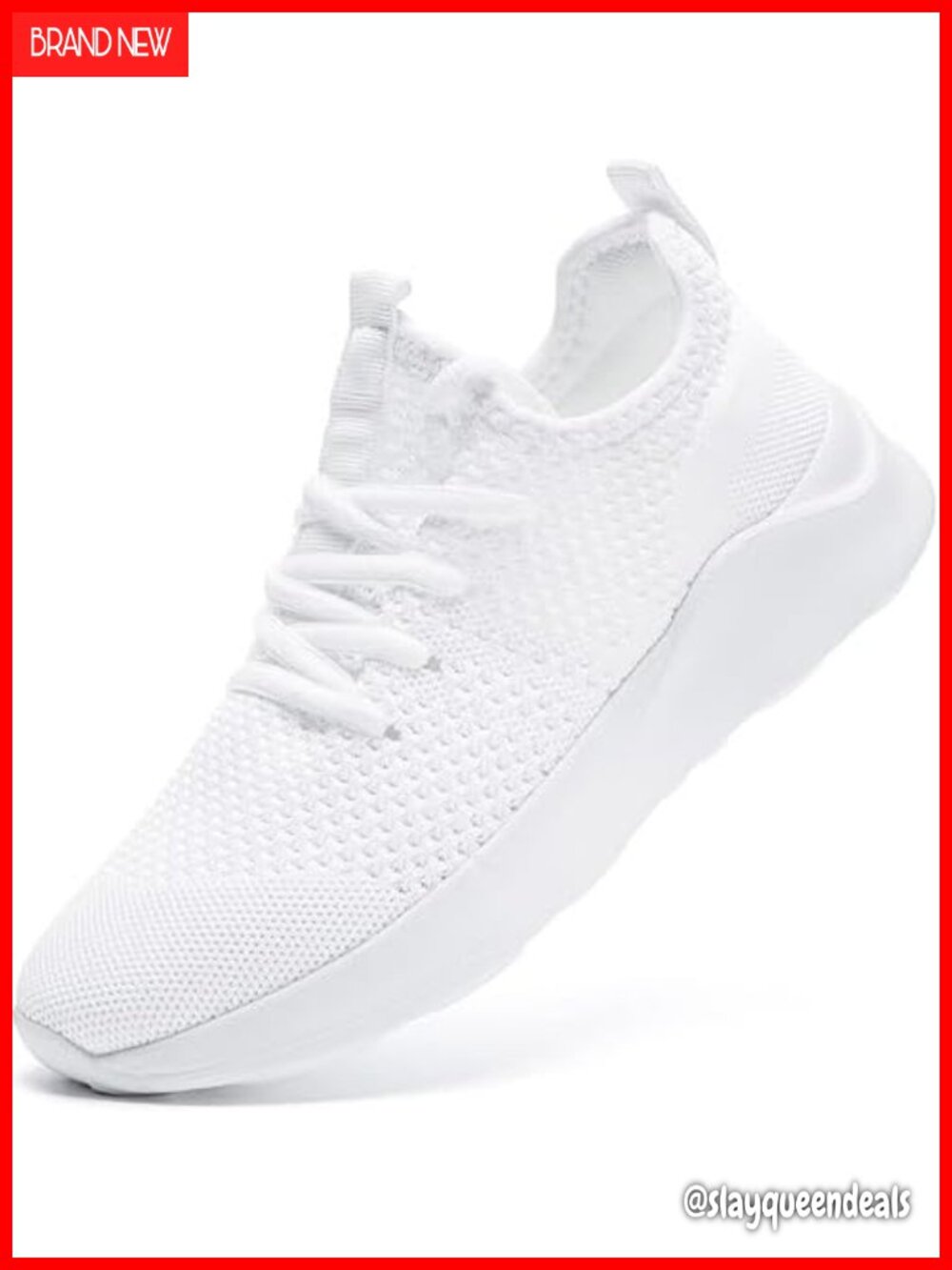 Women's Lightweight Knit Athletic Sneakers Breathable EVA Sole